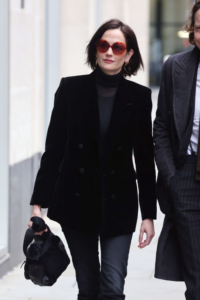 Eva Green Arrives at London's Rolls Building January 2023