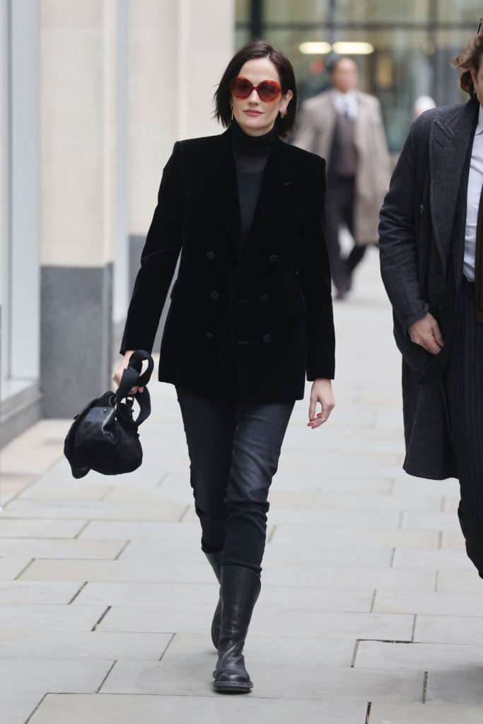 Eva Green Arrives at London's Rolls Building January 2023