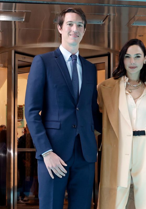 Gal Gadot and Alexandre Arnault at Tiffany & Co's NYC Store Reopening April 2023