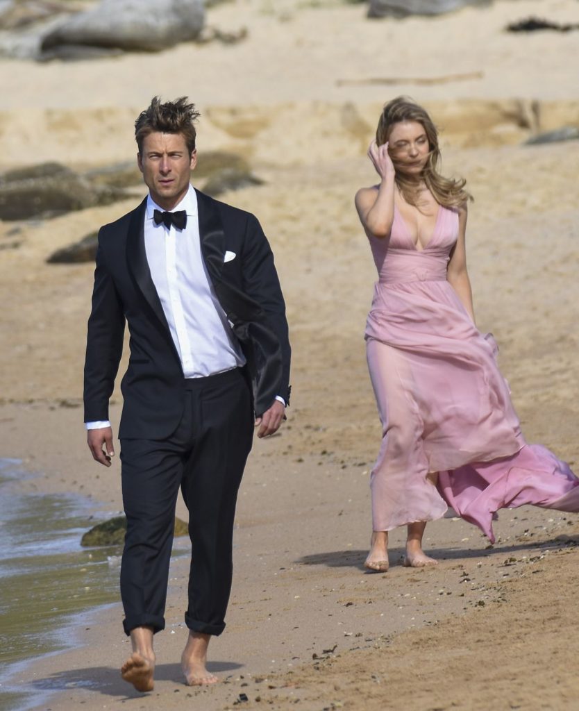 Sydney Sweeney and Glen Powell Spotted Filming a Romantic Scene April 2023